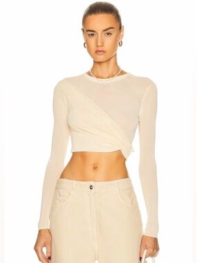 AYA MUSE Java Top in Buttercream S